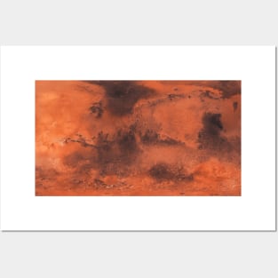 Mars Red Planet Surface Posters and Art